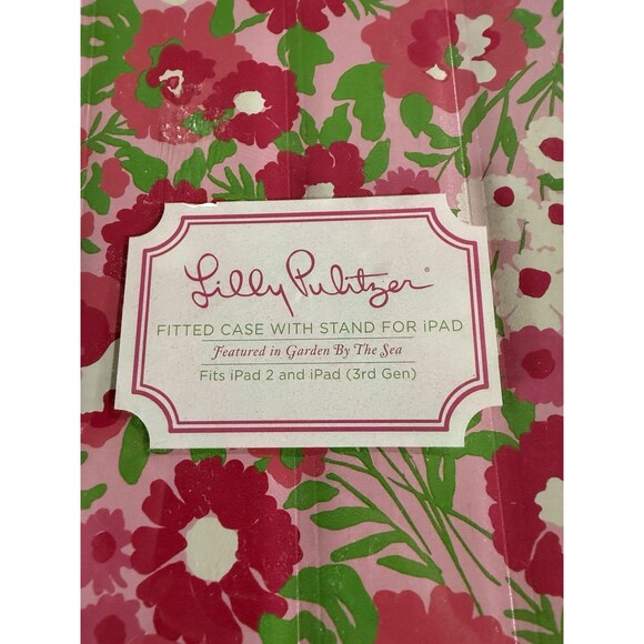 NEW Lilly Pulitzer IPad 2 IPad (3rd Gen) Fitted Case and Stand garden by the sea - Picture 2 of 3